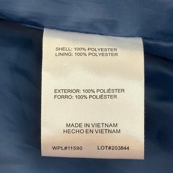 Weatherproof Weathercast Denim Blue Nautical Anorak Jacket Hooded Womens Size XL - Picture 11 of 12